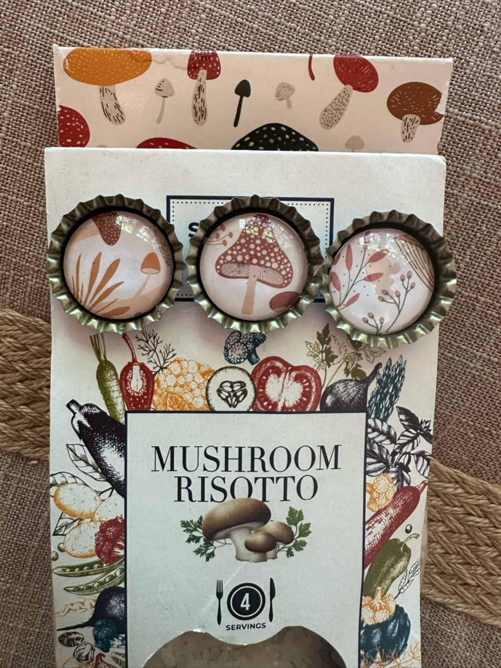 🍄 MUSHROOM GIFT SET 🍄‍🟫 *3 items: Risotto, Notepad, Magnets - Picture 9 of 9